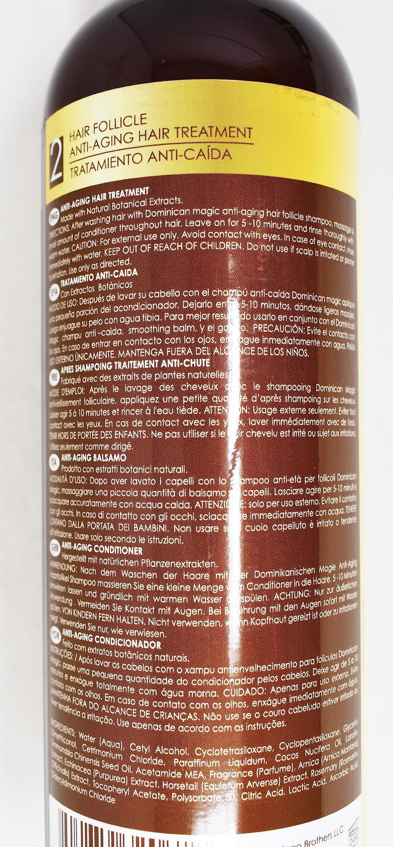 Dominican Magic Hair Follicle Anti-Aging Shampoo & Treatment 15.87oz Duo "Set"