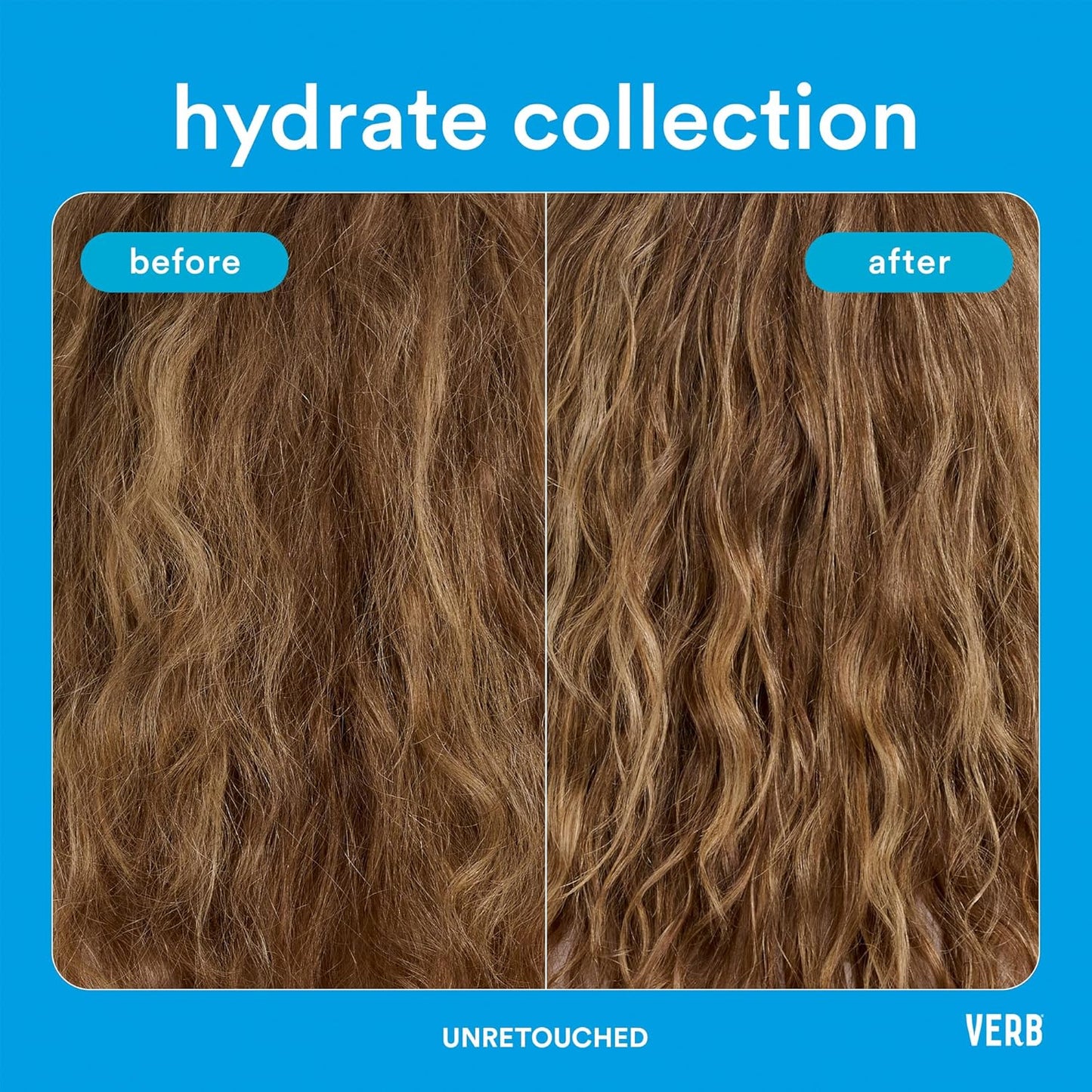 VERB Hydrate Oil - Moisturizing Hair Oil for Dry & Frizzy Hair - Heat Protection | Amber & Warm Jasmine Scent