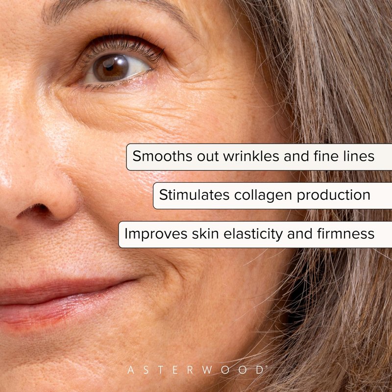 Asterwood Bakuchiol Serum for Face - Retinol Alternative - Plumping, Anti-Aging, Wrinkle Reducing - Fragrance-Free - 2 Fl Oz