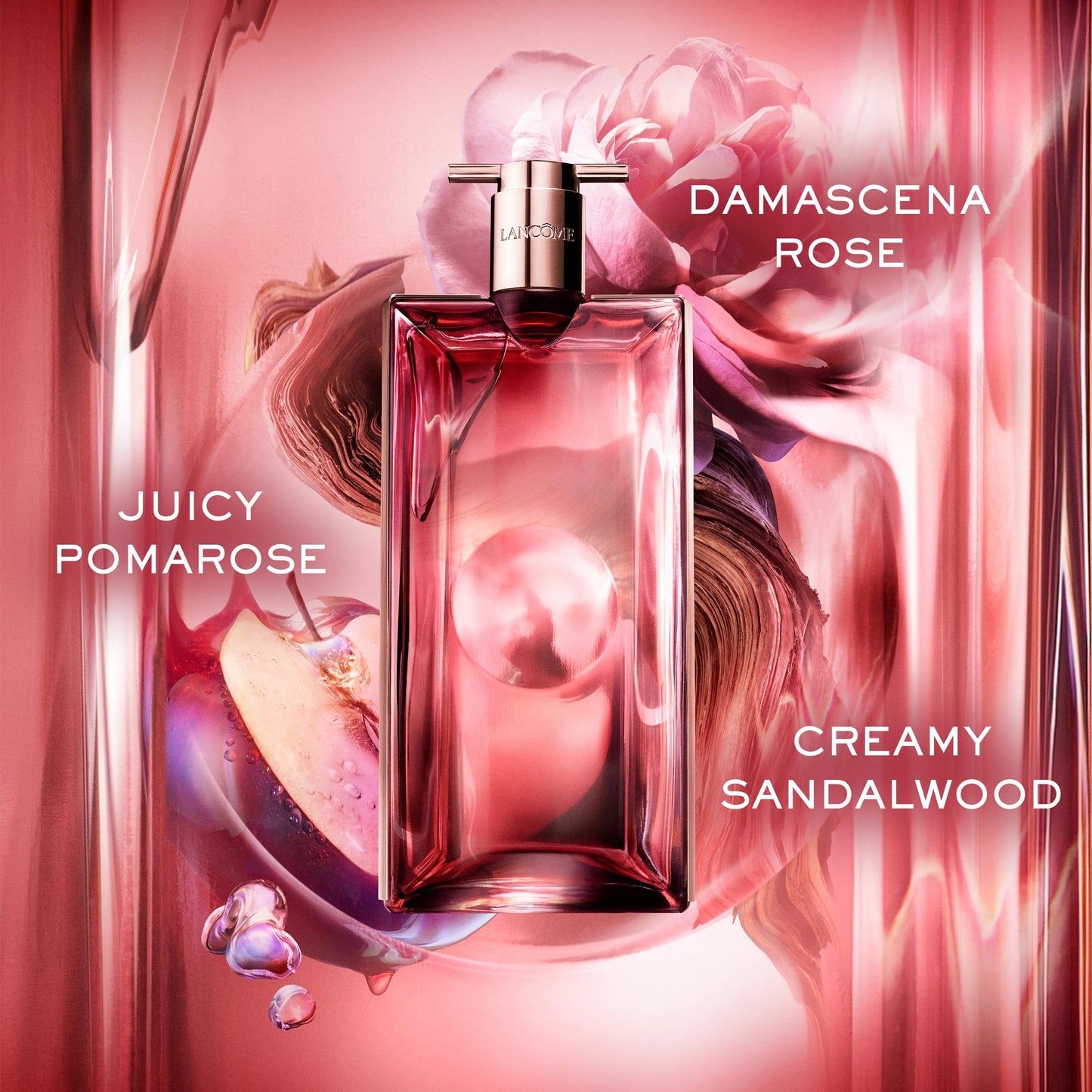 Lancôme Idôle Power Eau De Parfum Intense – Long Lasting Fragrance with Notes of Fruity Pomarose and Sandalwood - Fruity and Woody Floral Women's Fragrance – 3.4 Fl Oz.