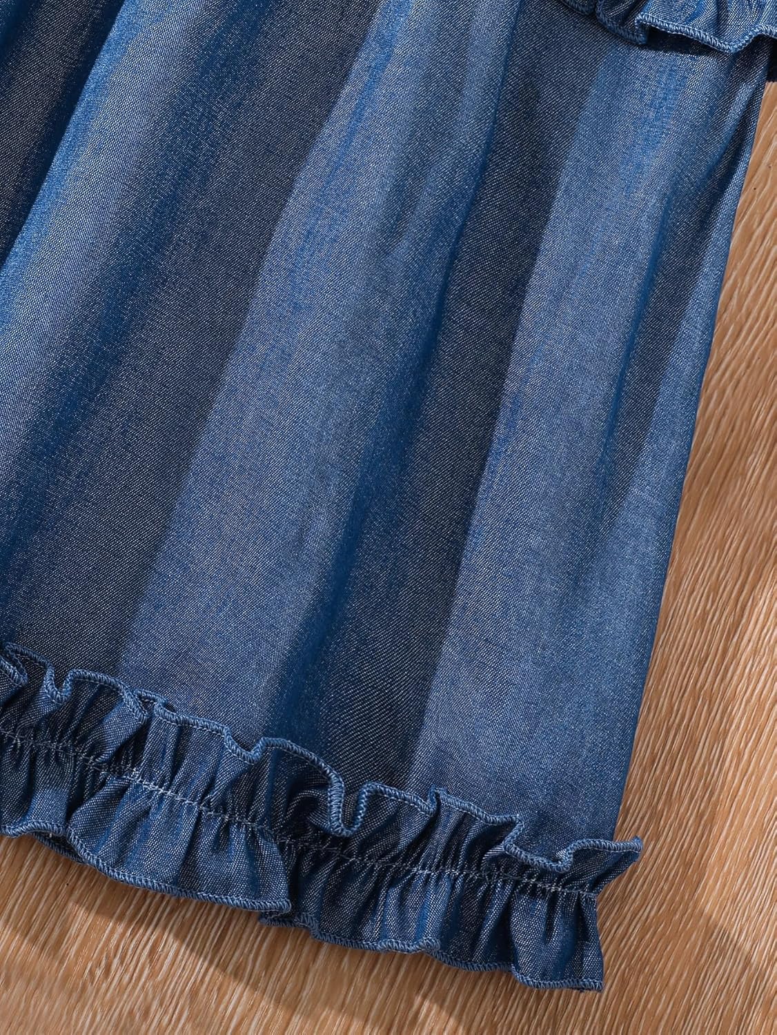 Girl's High Elastic Waist Flared Midi Skirt - Cute Frill Trim Design | Swing Style