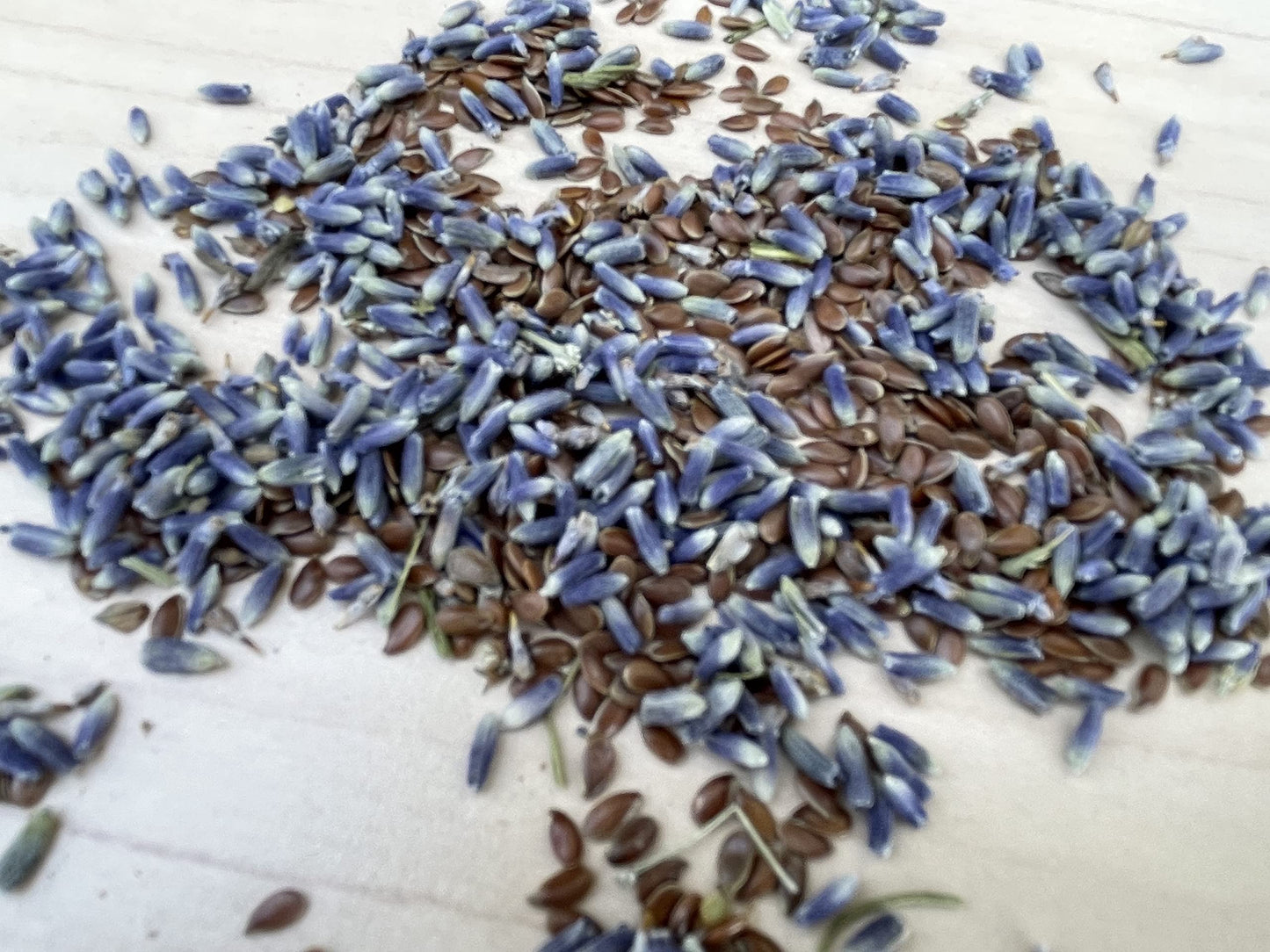 Sacksy Thyme Organic Linen Eye Pillow - Lavender & Flaxseed for Relaxation, Yoga, Stress Relief - Microwavable Heating Pad & Cool Compress - Made in USA - Gifts for Meditation - (Lavender)