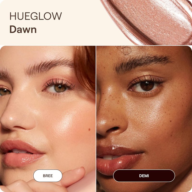Live Tinted Hueglow Liquid Highlighter Drops - Lightweight Serum for Natural Radiance | Dawn, 1.7 fl oz / 50 mL
