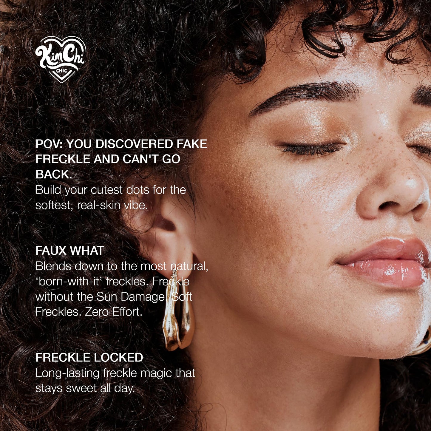 KimChiChic Beauty Candy Girl Fake Freckle Pen, Natural-Looking and Fast-Drying Faux Freckles Face Makeup, Afternoon In The Flower Field Red-Brown Shade, 0.10 fl oz