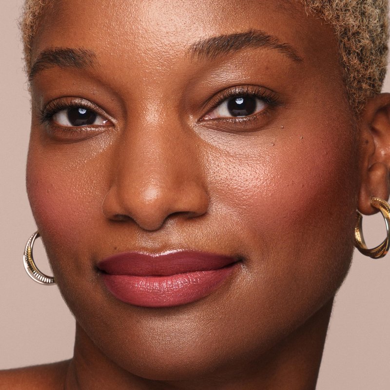 Jouer Blush & Bloom Cheek + Lipstick, Be Loud - Hydrating Cream Blush Stick for Cheek and Lip Tint - Moisturizing Rose Hip and Squalane Oil Formula