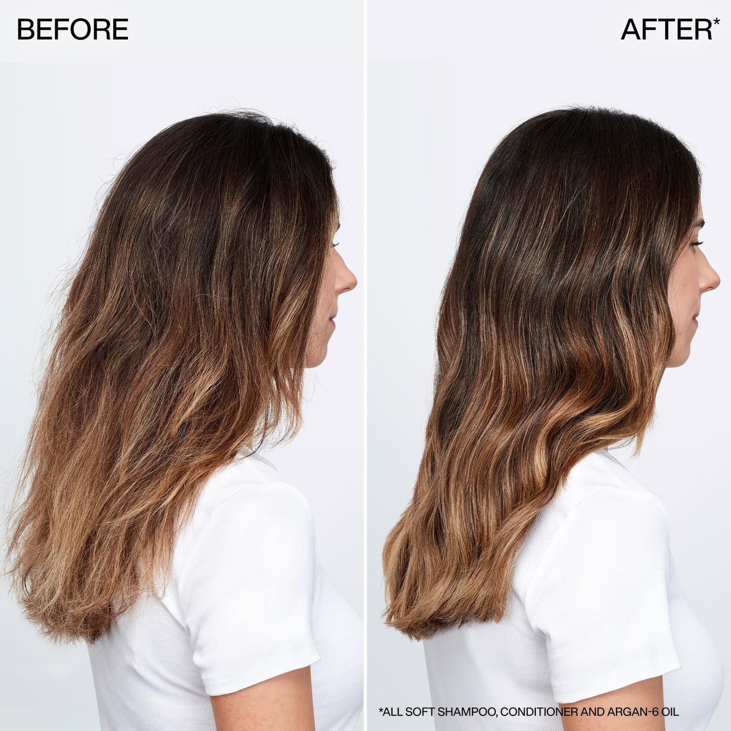 Redken All Soft Shampoo - Moisturizes & Hydrates Dry, Brittle Hair, Gently Cleanses and Softens, With Argan Oil, Safe For Color-Treated Hair, Refill