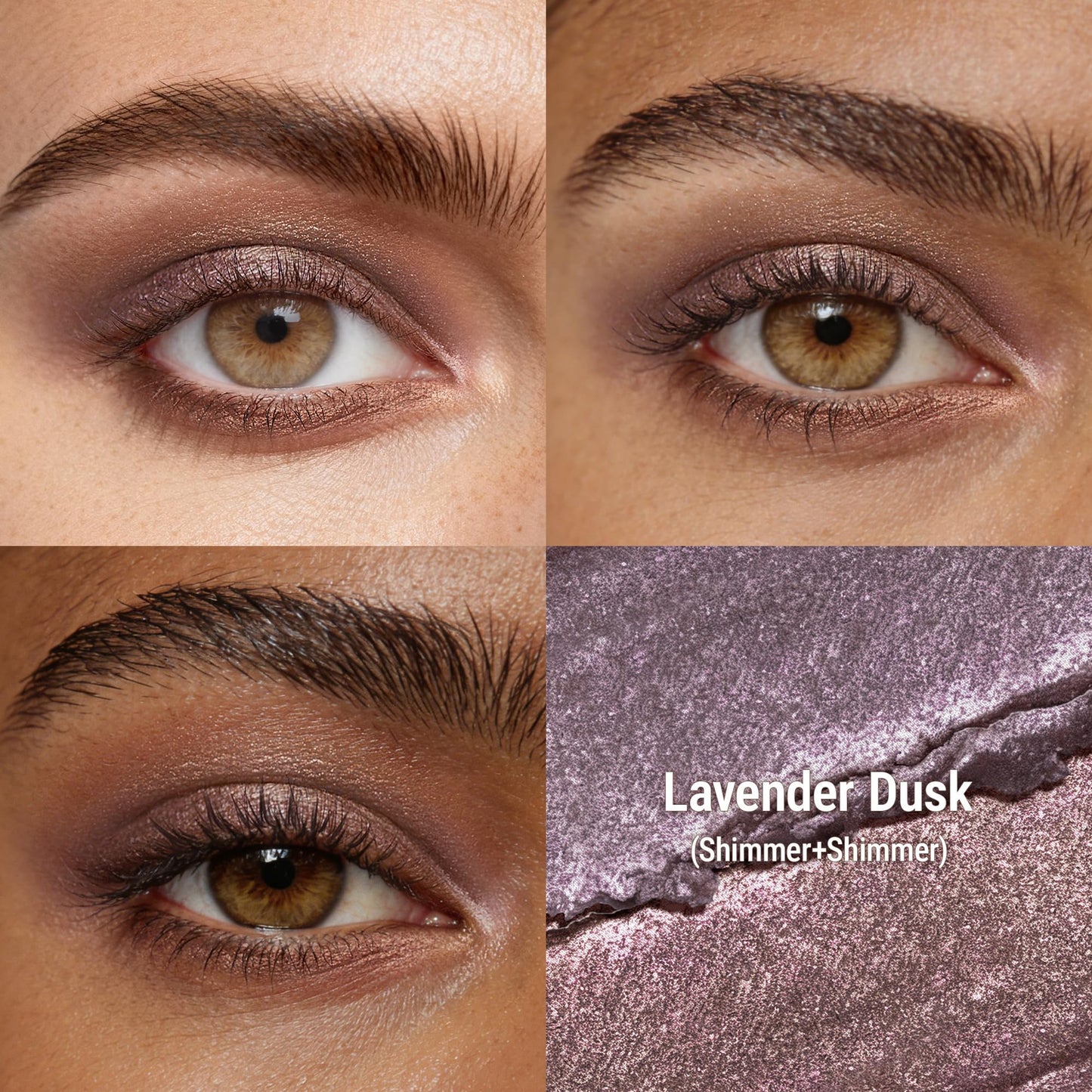 exmiloo Cream Eyeshadow Stick, Mauve Taupe Shimmer Duo