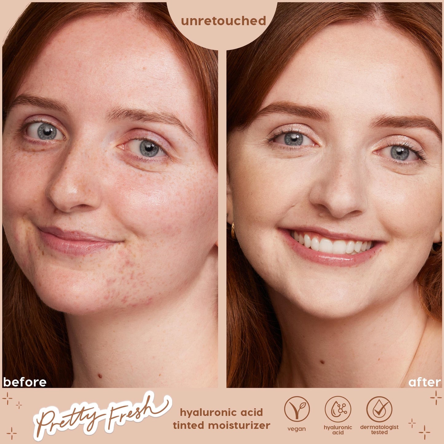 ColourPop Pretty Fresh Tinted Moisturizer - Hydrating Skin Tint with Lightweight Coverage - Formulated with Hyaluronic Acid & Coconut Water for Healthy-Looking Skin - Fair 3W (1.45 oz)