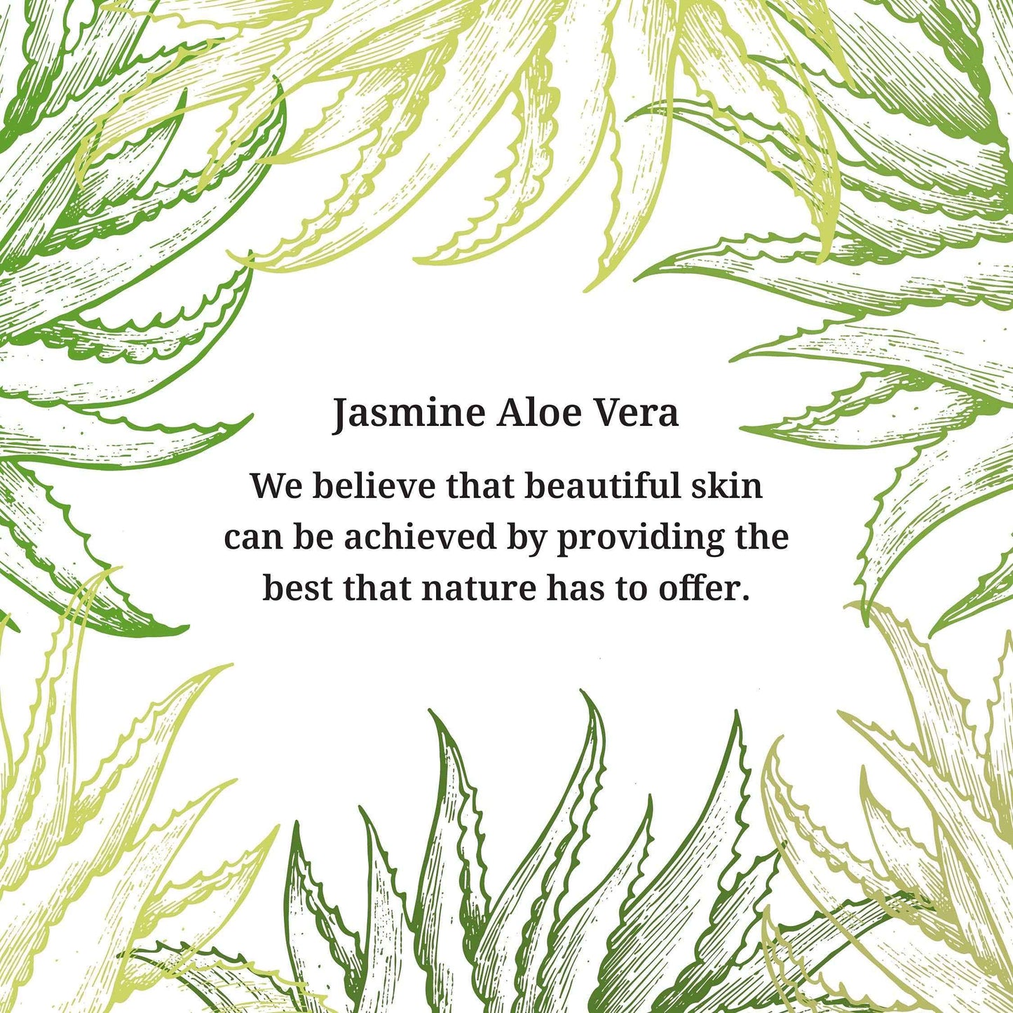 Jasmine Aloe Vera Massage Cream. Keep Your Face and Body Fresh and Soft with Anti-Aging Therapy Cream. Have Deeply Moisturized and Nutrition on Your Skin. Organic Aloe Vera Extract. [400 g / 14.1 Oz]