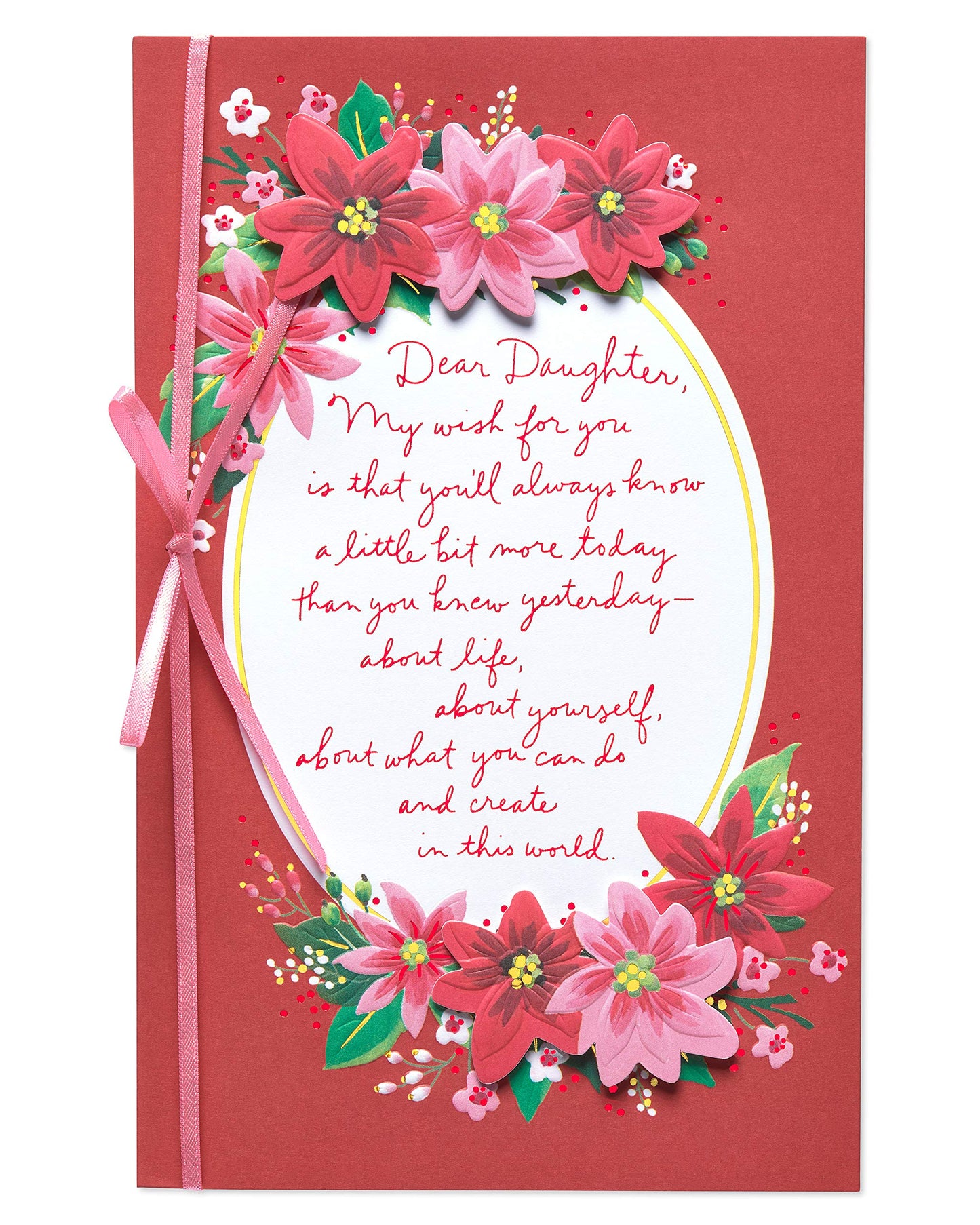 American Greetings Christmas Card for Daughter (Toward Your Dreams)