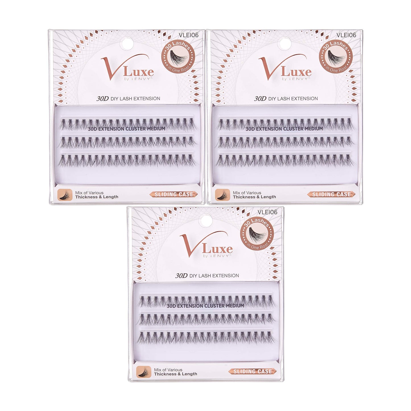 i•ENVY 30D Cluster Extension Medium (3 Pack, VLEI06)