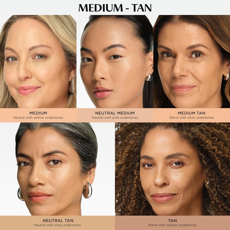 IT Cosmetics CC+ Cream Illumination - Radiant Full Coverage Foundation With SPF 50+ | Medium Tan, Anti-Aging Serum, 1.08 fl oz