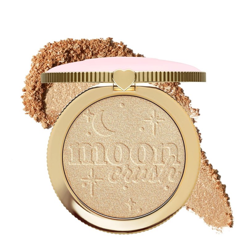 Too Faced Moon Crush Highlighter - Sheer Glossy Glow Makeup | 0.24 Ounce