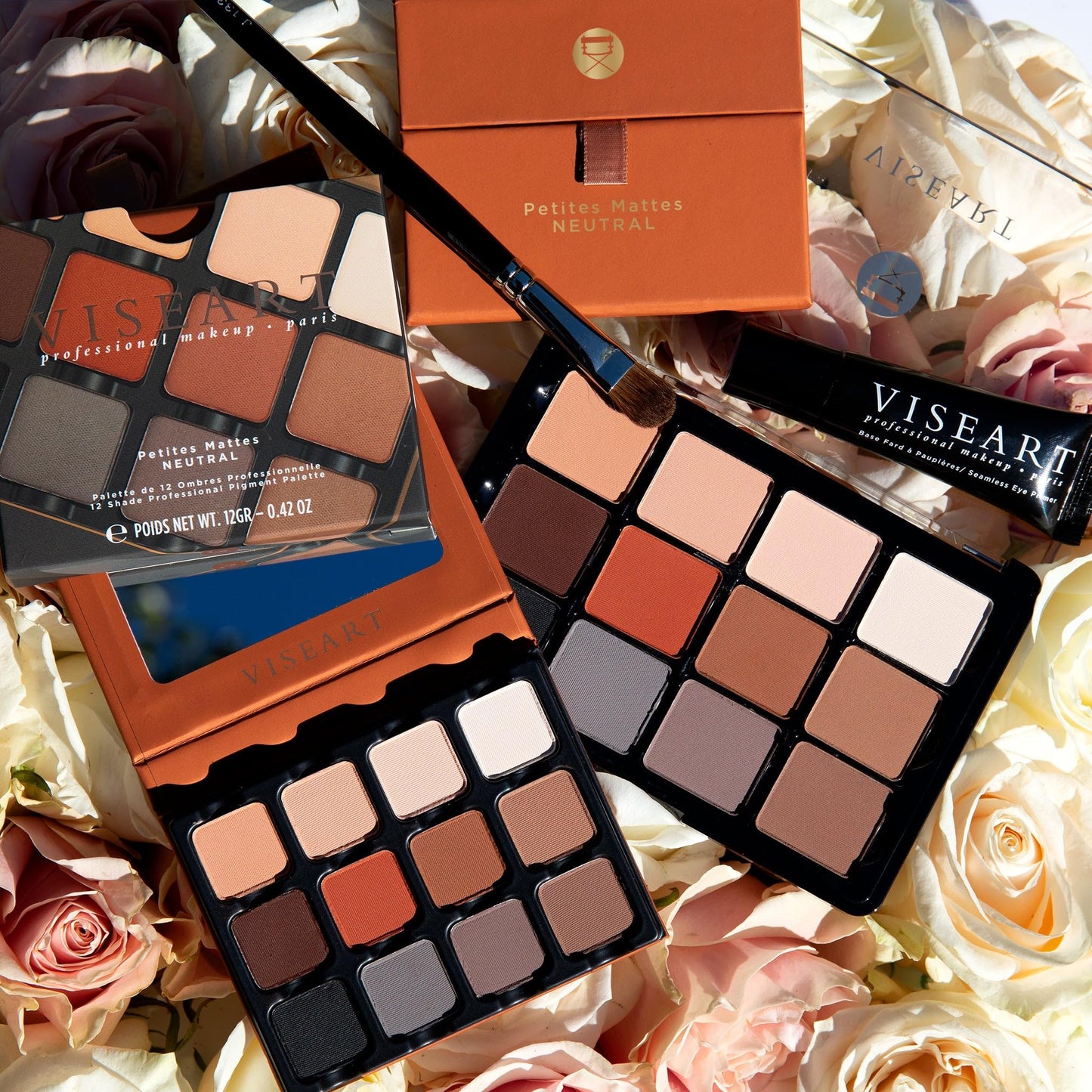 Petites Mattes Eyeshadow Palette - Neutral by Viseart Paris for Women - 0.42 oz Eye Shadow