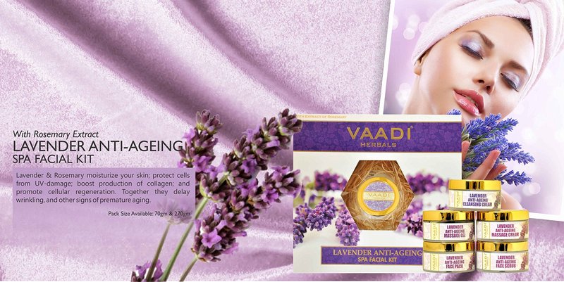 Vaadi Herbals Lavender Soap with Rosemary Oil - Handmade Herbal Soap with 100% Pure Essential Oils - ALL Natural Pack of 12(Regular Size) - 2 LB