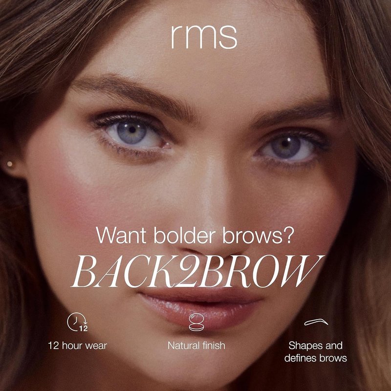 RMS Beauty Back2Brow Pencil - Waterproof Smudge-Resistant Brow Color for Natural Hair-Like Strokes | 0.3g
