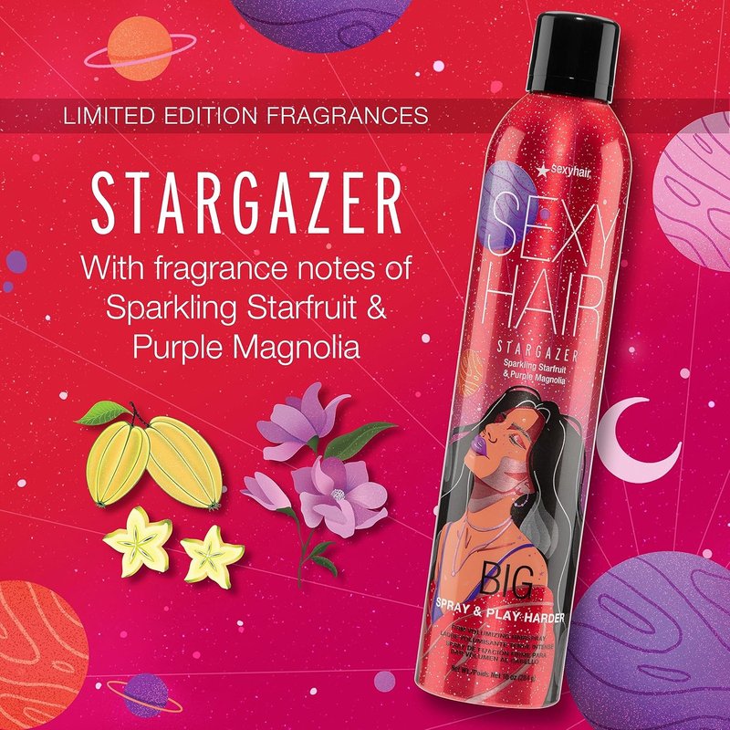 Big Spray & Play Harder Firm Volumizing Hairspray - All Day Hold, 72-Hour Humidity Resistance | Shine & Volume