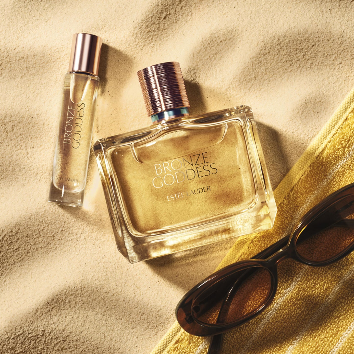 Estée Lauder Bronze Goddess Eau Fraîche Spray with Notes of Tiare Flower, Creamy Coconut, Amber, Sandalwood & Vanilla | Perfumes for Women, 1.7 Fl Oz