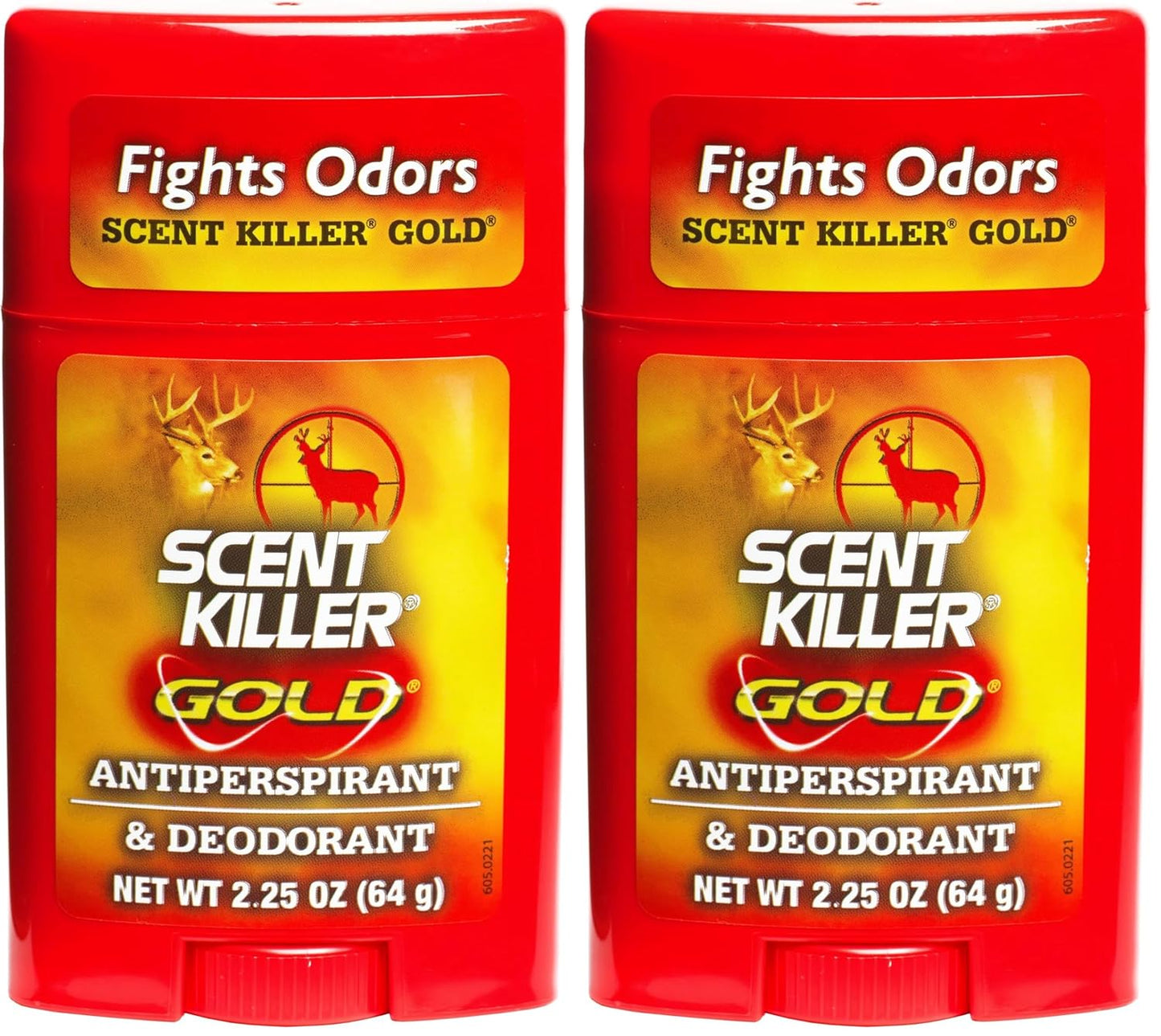 Scent Killer Gold Unscented Deodorant and Antiperspirant for Hunting Scent Control