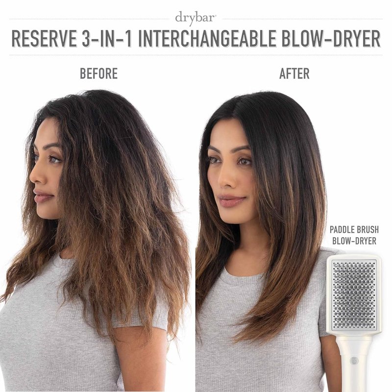 Drybar 3-in-1 Interchangeable Blow Dryer | Versatile Styling Tool for All Hair Types