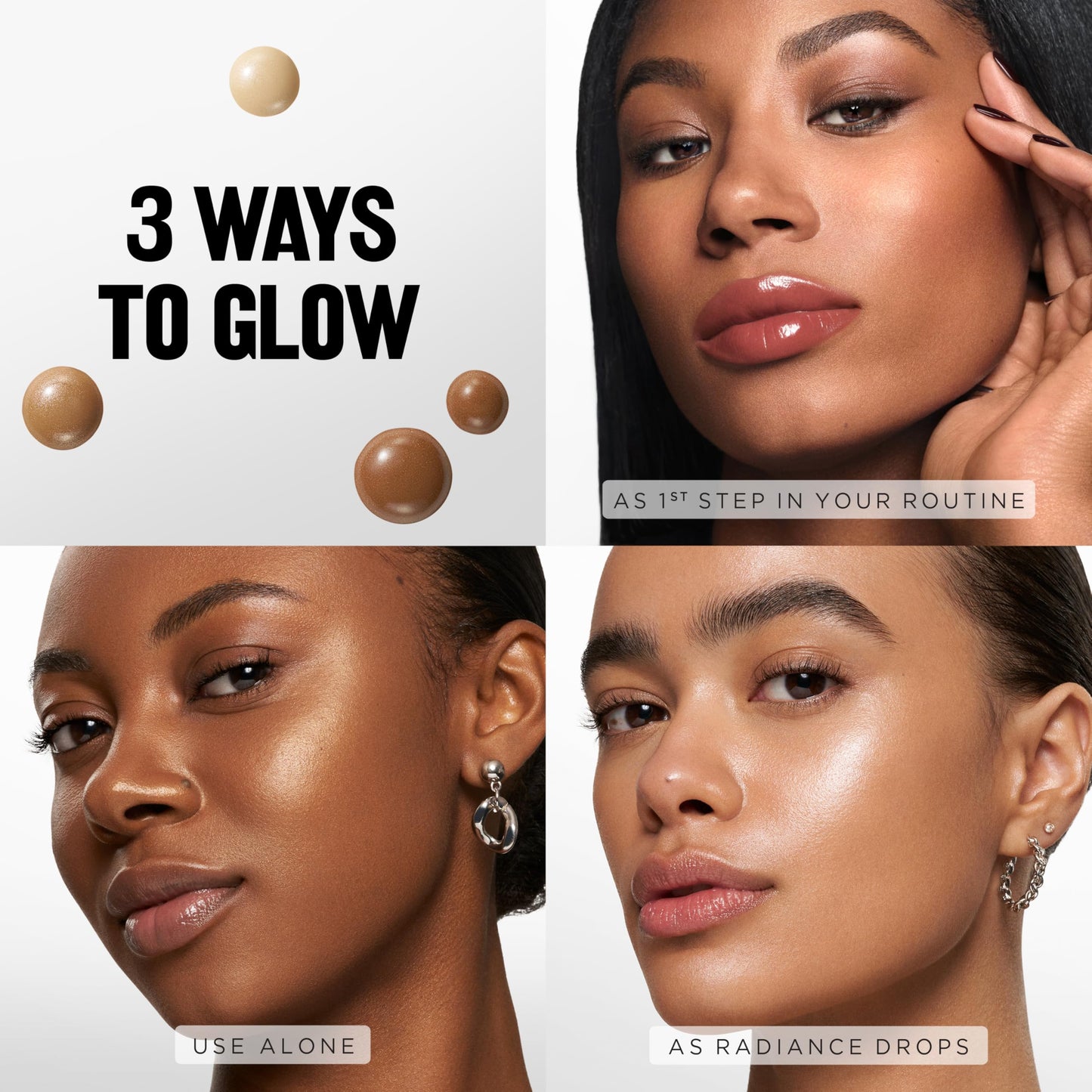 Revlon PhotoReady Lift + Fill Skin Tint, Multi-Use Glow Enhancer, Base & Highlighter for Glowing Skin, Sheer Coverage, 140, 1 fl oz