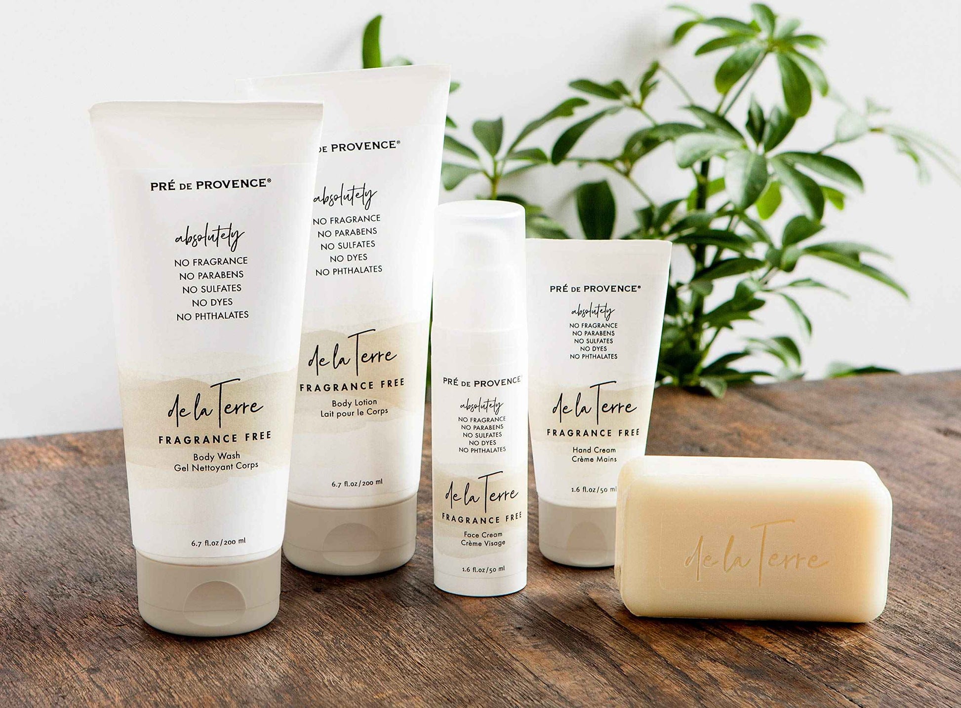 De La Terre All Natural Sensitive Skin Collection Fragrance Free, Moisturizing & Hydrating, Face Cream, 50 ML