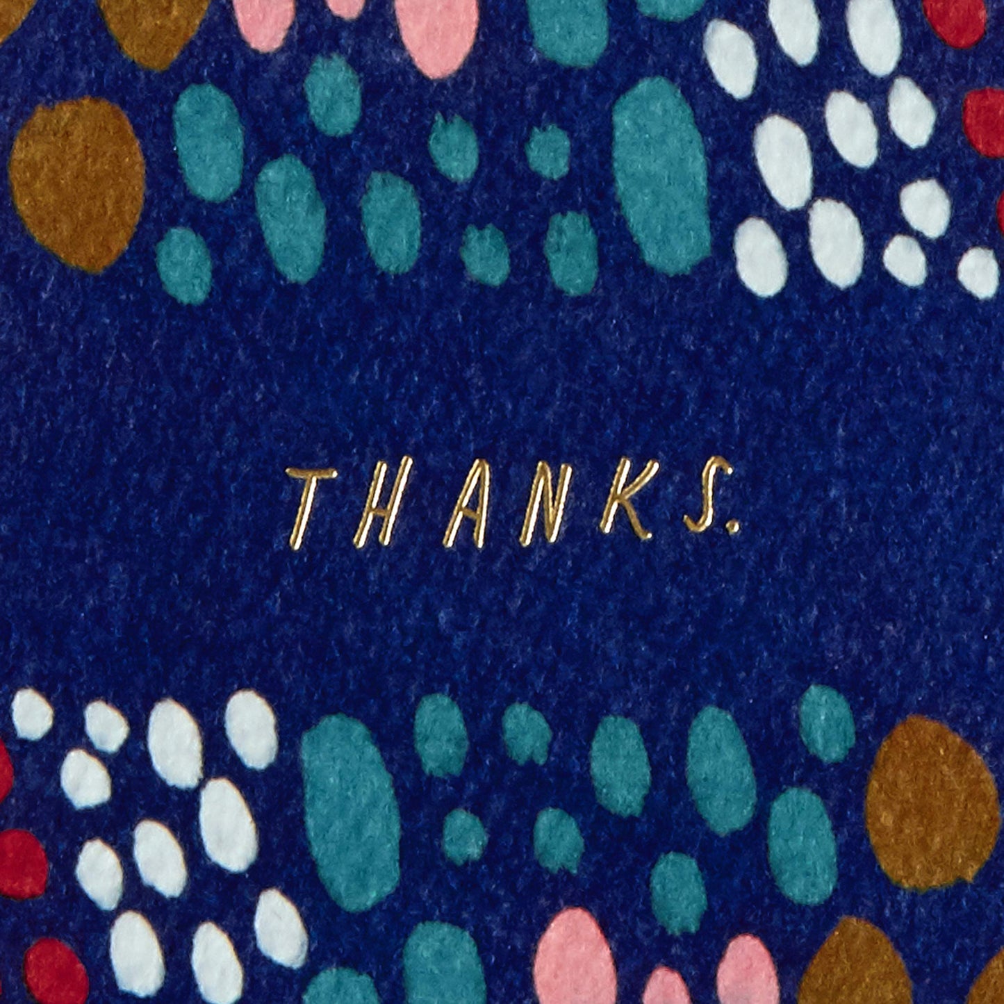 Hallmark Thank You Cards, Artistic Blue Dots (8 Cards with Envelopes)