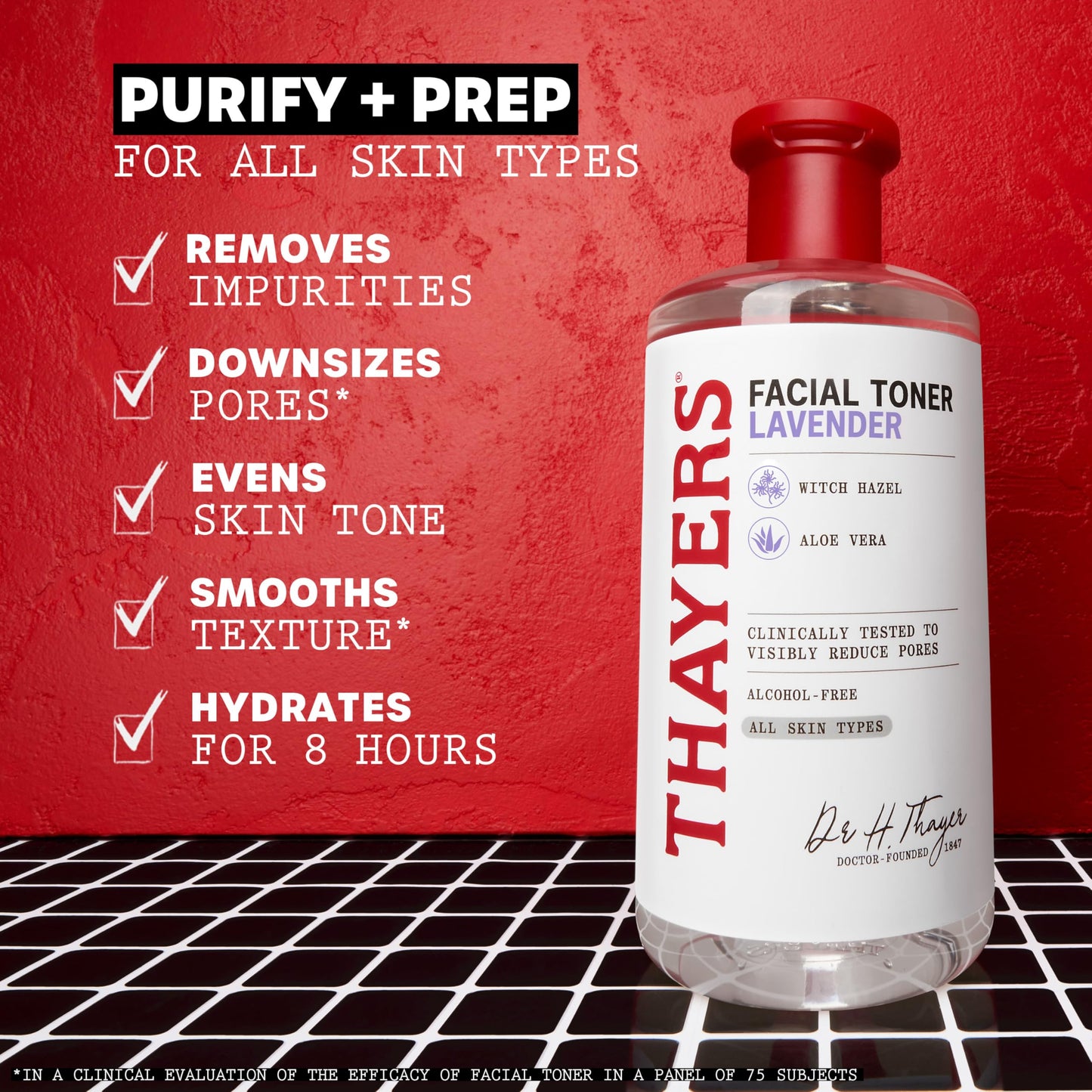 THAYERS Alcohol-Free, Hydrating Lavender Witch Hazel Facial Toner with Aloe Vera Formula, Vegan, Dermatologist Tested and Recommended, 12 Oz (Packaging May Vary)