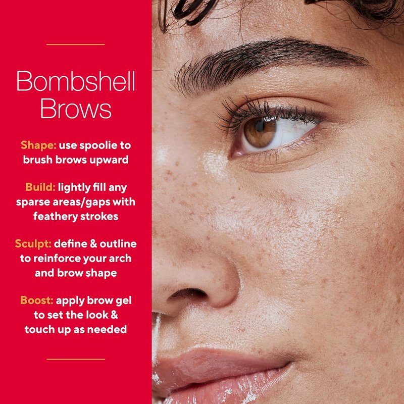 Mirabella Ultra Fine Brow Pencil - Waterproof, Smudgeproof & Blendable Eyebrow Definer | Perfect for Natural Brows