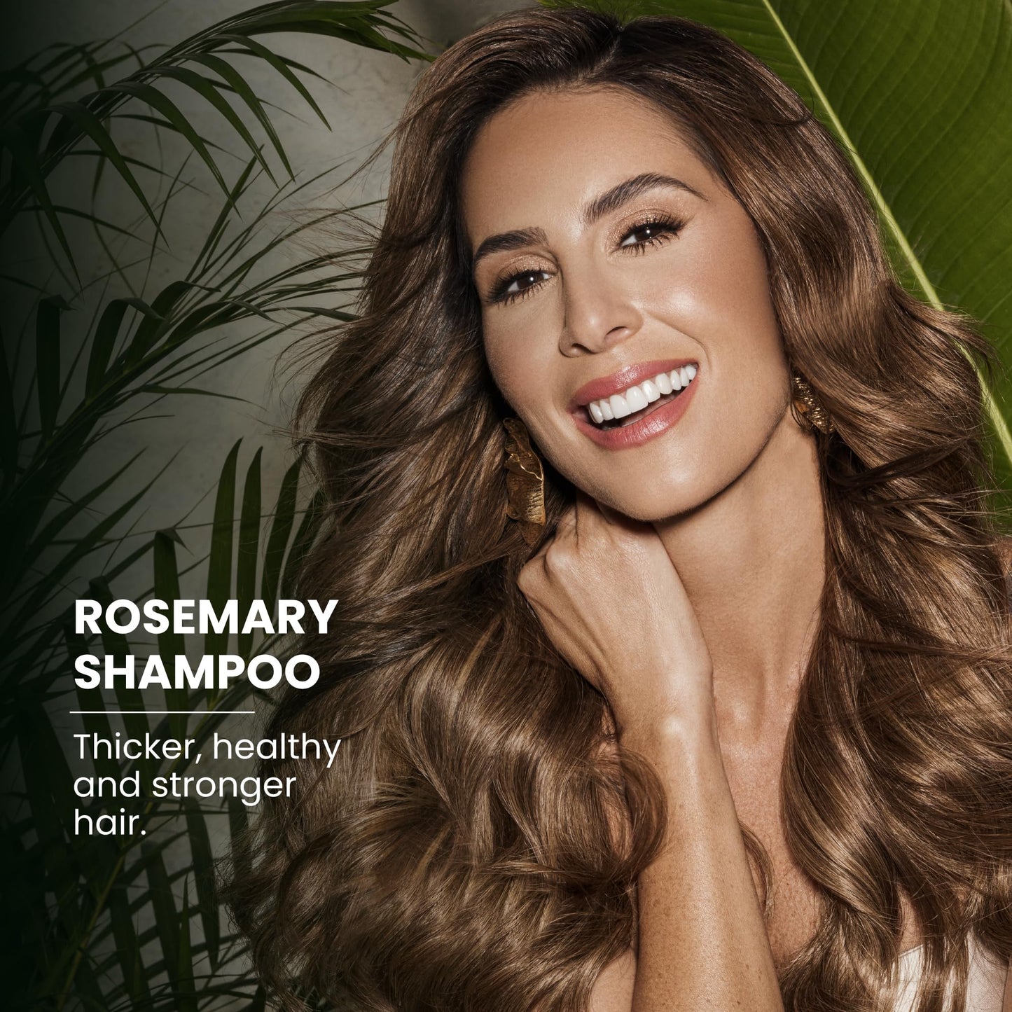 ANYELUZ Rosemary Shampoo for Stronger Hair with Hyaluronic Acid, 16.9 Fl Oz