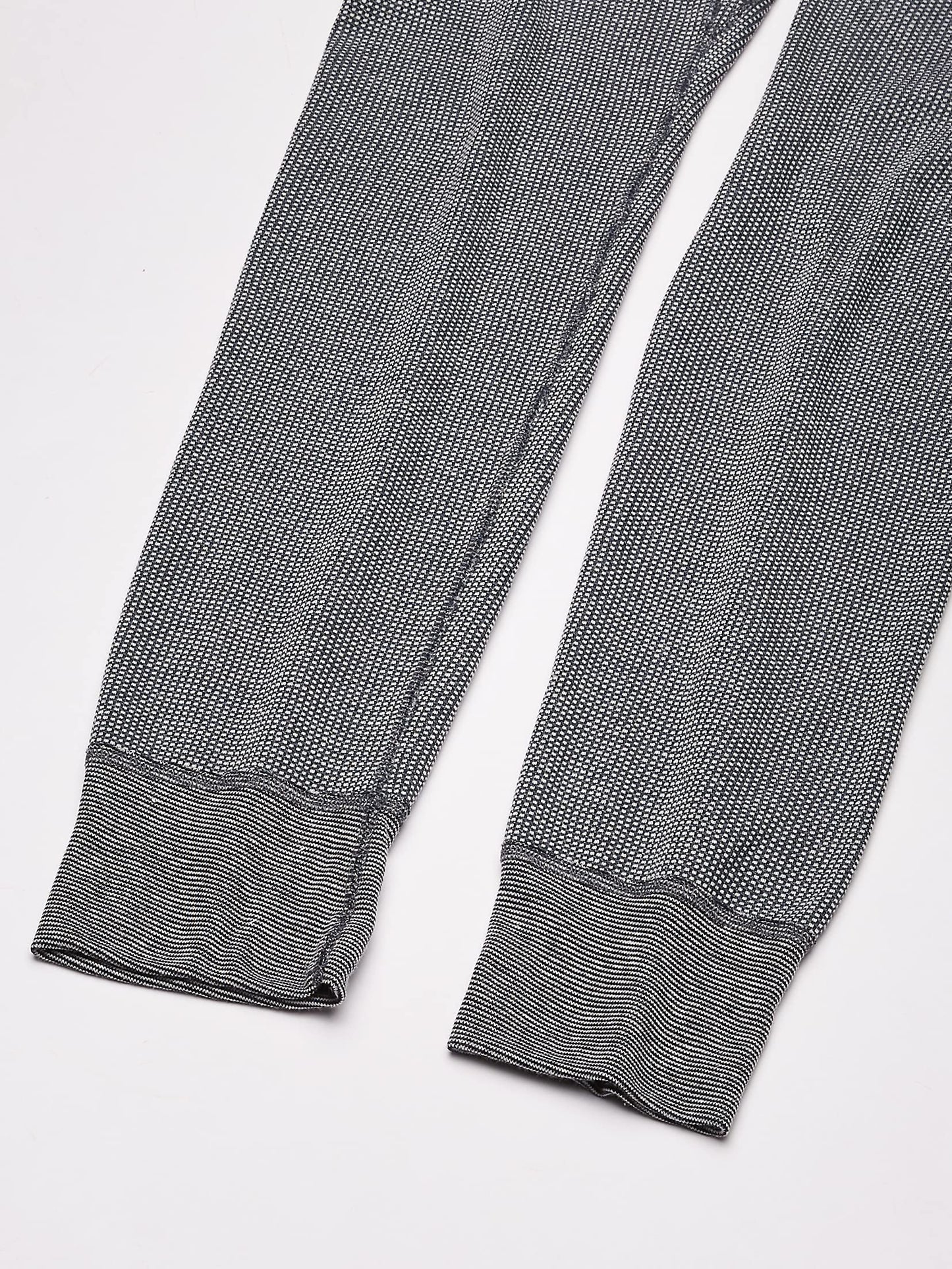 Fruit of the Loom mens Recycled Premium Waffle Thermal Underwear Long Johns (1, 2, 3, and 4 Packs) Pajama Bottom, Greystone Heather/Greystone Heather/Black, XX-Large US