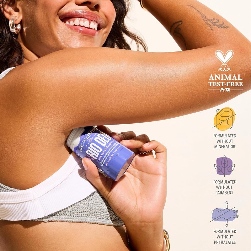 Sol De Janeiro Cheirosa 59 Rio Deo - Aluminum-Free Deodorant with Refill Cartridge | Long-Lasting Freshness