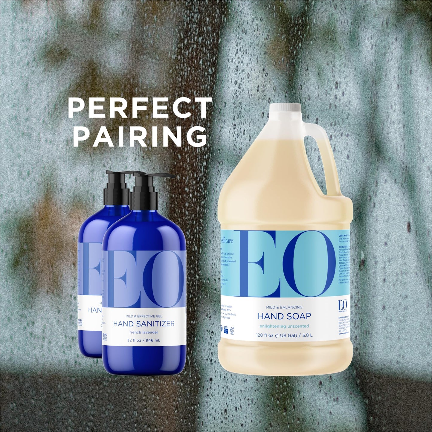 Everyone EO Liquid Hand Soap Refill, 1 Gallon, Unscented, made for Kitchen and Bathroom