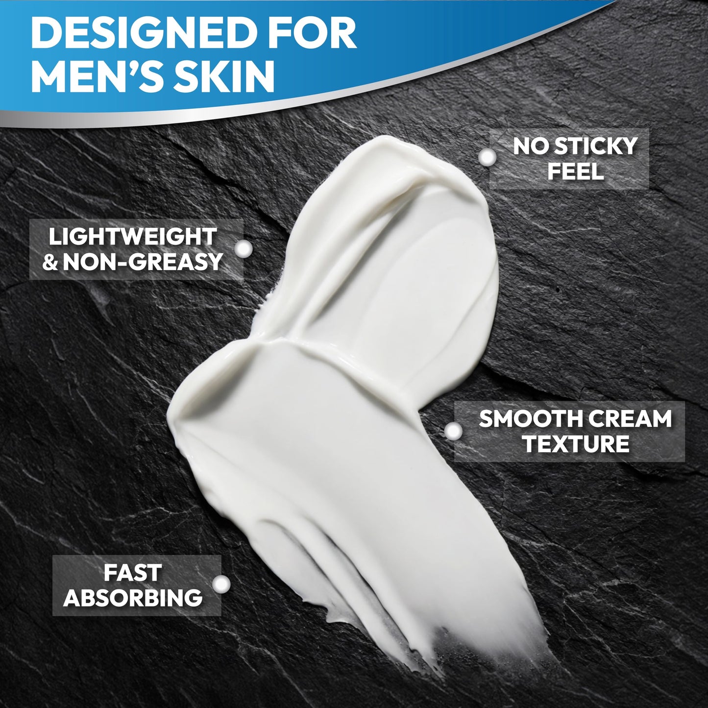 (2 Pack) Mens Face Moisturizer Cream - Anti Aging & Wrinkle for Men with Collagen, Retinol, Vitamins E, Jojoba Oil - Face Lotion - Age Facial Skin Care - Eye Wrinkle - 8 oz Total