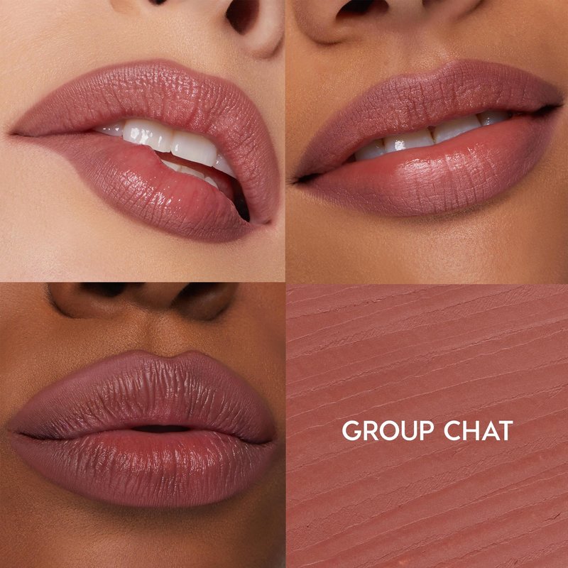 ColourPop So Juicy Plumping Lip Liner with Peptides - Long Lasting Lip Liner for Visibly Plumped & Shaped Lips - Enriched with Smoothing Ceramides & Peppermint - Group Chat (0.01 oz)