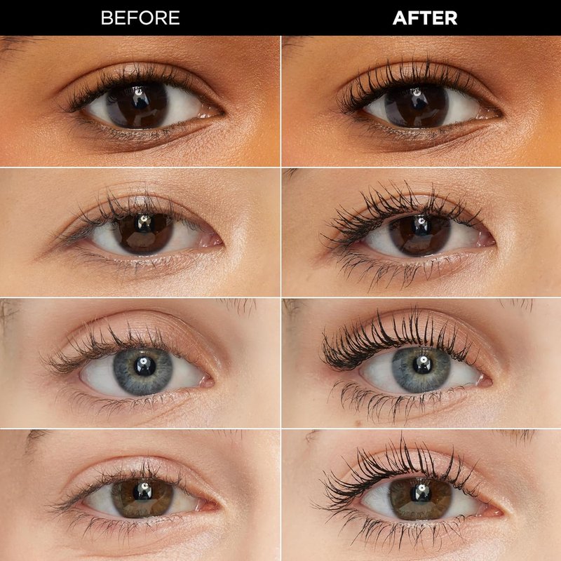 L'Oreal Paris Telescopic Mascara Bundle - Waterproof Black & Blackest Black 0.27 Fl Oz.