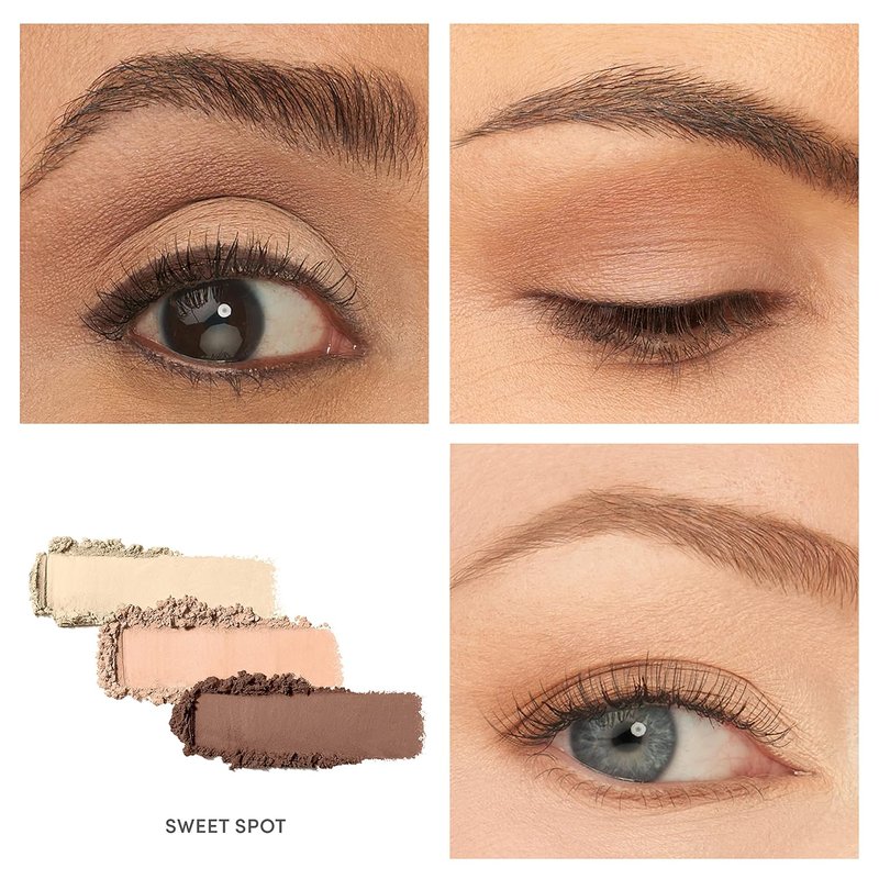 Jane Iredale PurePressed Eye Shadow Triple - Highly Pigmented Mineral Eye Color | Long-Lasting & Crease Resistant