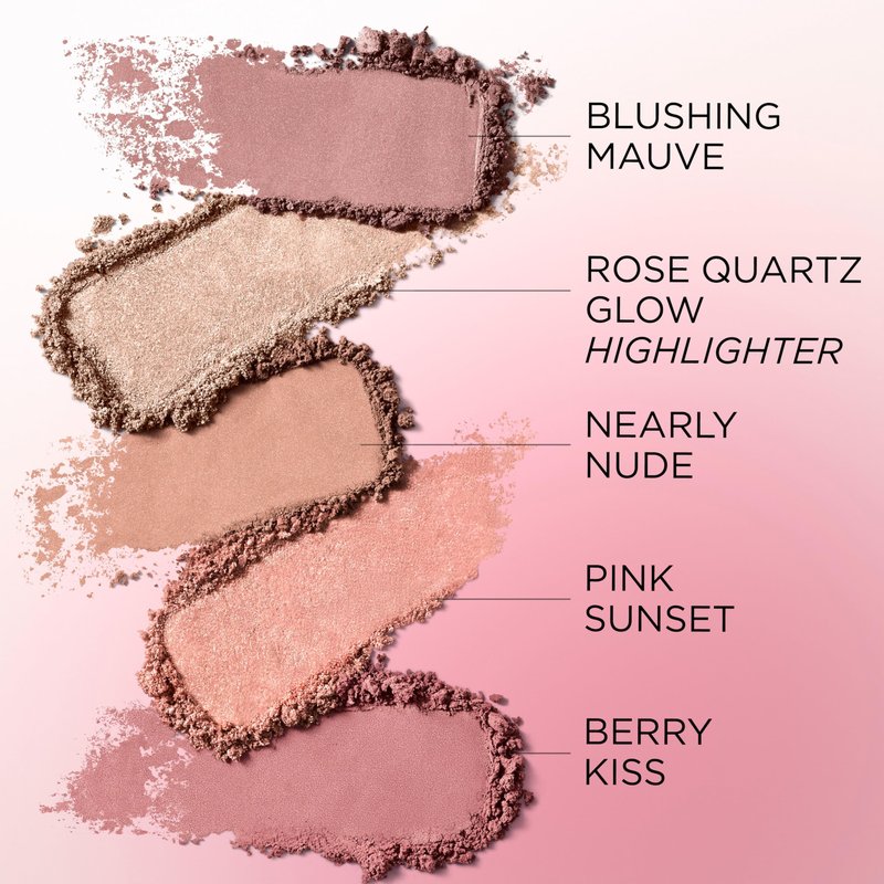 Elizabeth Arden Blush for Cheeks, Face Makeup, Powder Classic Matte Finish, Buildable Color, Talc-Free, Blushing Mauve, 1 count