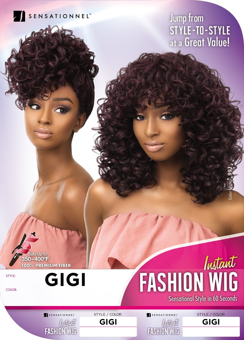 Sensationnel Instant Fashion Wig - Ifw Gigi Synthetic Quick On The Go Styling Comfort Pre Made Styled (1 JETBLACK)