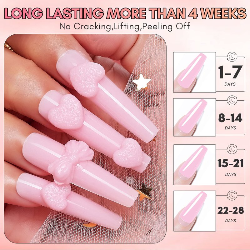 Makartt 3d Gel Nail Art Kit: All in One 3D Sculpting Builder DIY Kit Non-Stick-Hand Solid Gels UV LED Soak Off Gel Polish Painted Carving Molding Hard Gels Rhinestones Chrome Nail Art Salon Home