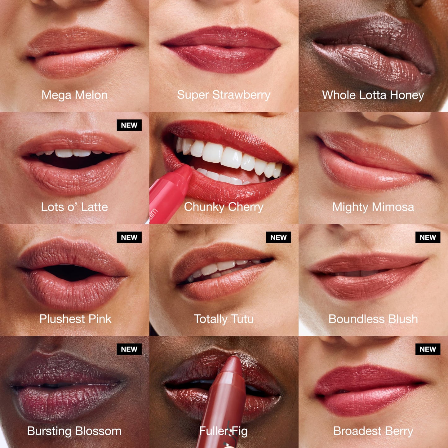 Clinique Chubby Stick Tinted Lip Colour Balm | With Shea Butter | Moisturizing + Hydrating | Natural-Looking Lip Tint, Boundless Blush