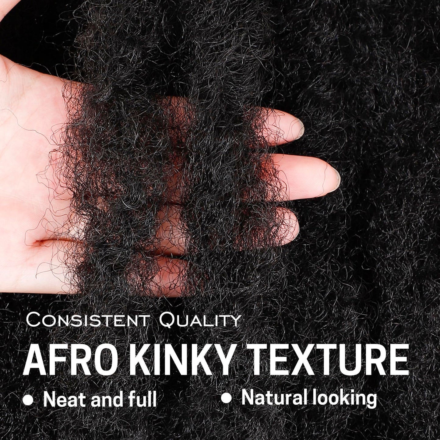 Marley Twist Braiding Hair 8 Packs Marley Twist Hair Cuban Twist Hair 24 Inch Afro Kinky Curly Twist Crochet Hair Cuban Twist Soft and Natural Hair 1B Black (1B, 30inch)