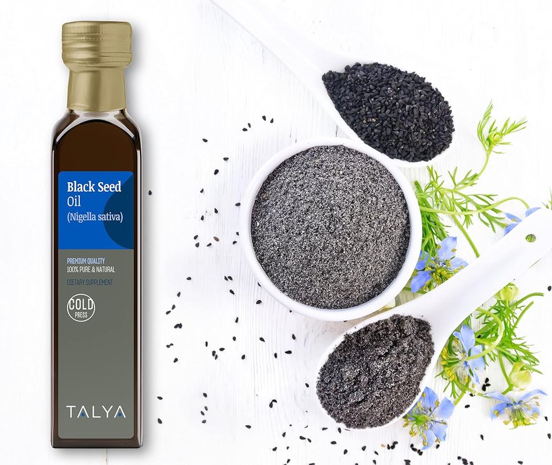 Black Seed Oil - Pure Cold Pressed Turkish Oil for Immune Support | 8.45 fl. oz (250 ml) - High Thymoquinone, Non-GMO