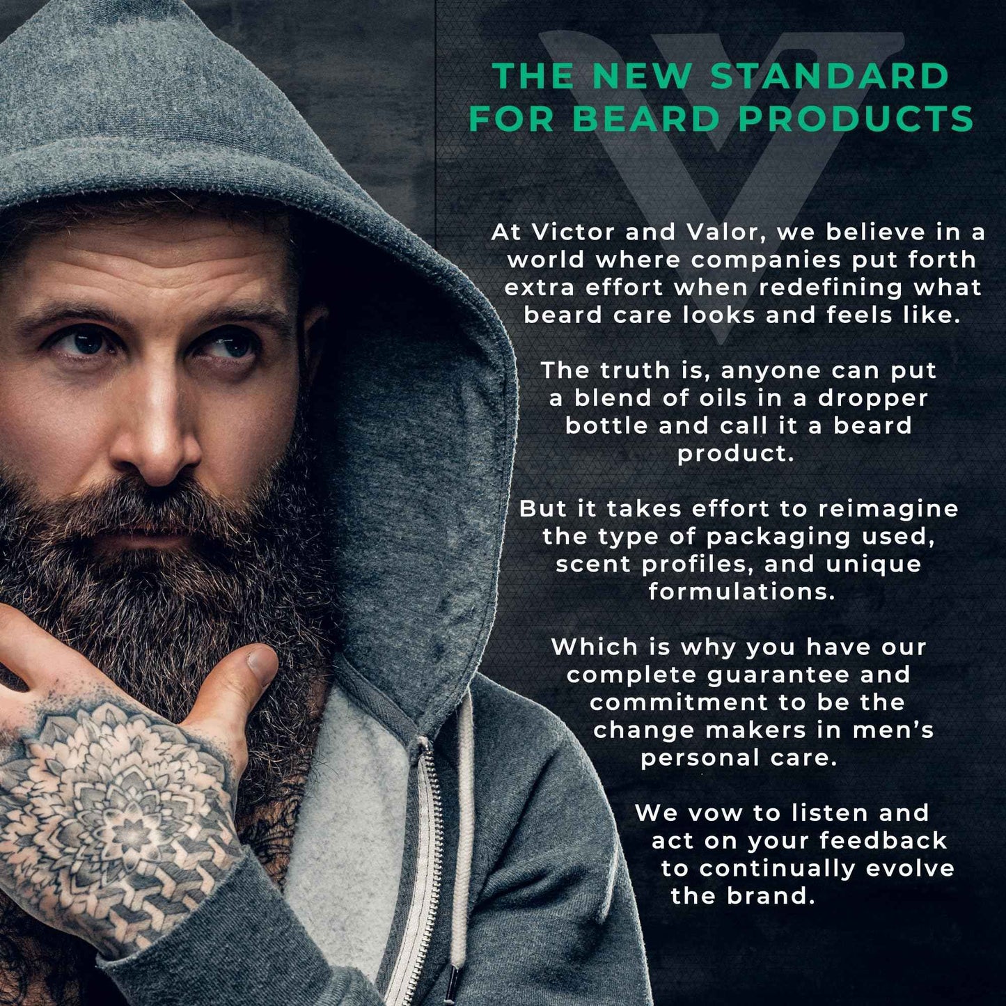 Thick Beard Oil Gel - High Viscosity Formula Helps Style and Control Your Beard or Mustache - Moisturizing Oils Conditions (Overdrive Scent - 3oz) …