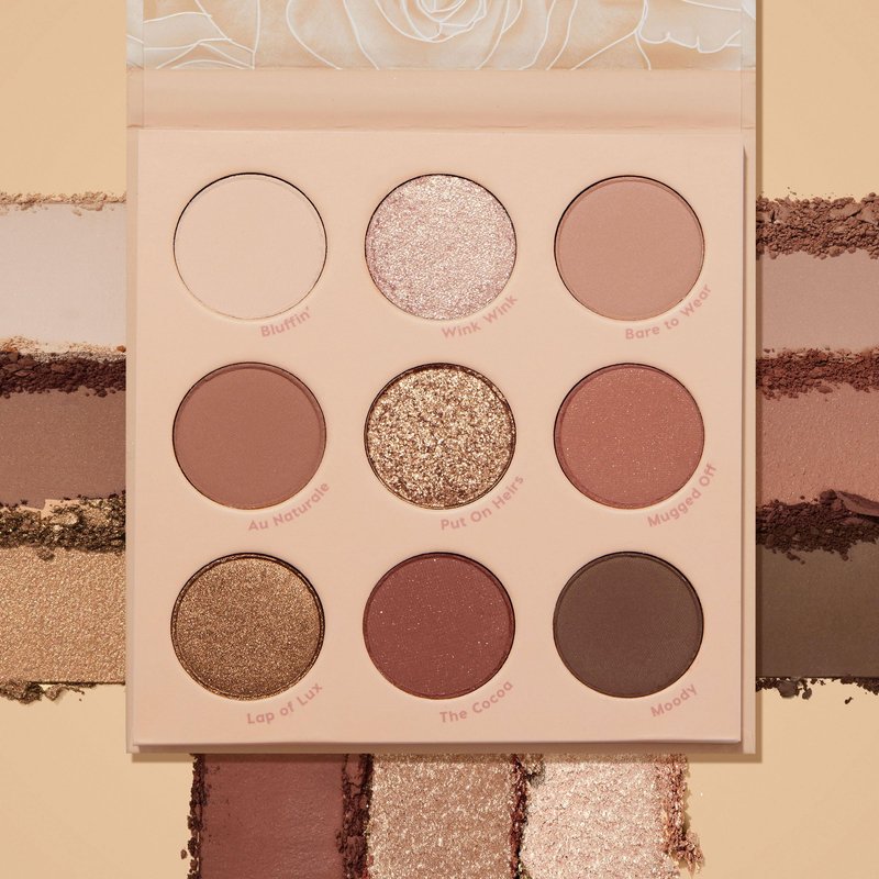 ColourPop Nude Mood Eyeshadow Palette - Brown & Copper Palette with Metallic and Matte Finishes - High-Pigment Eye Makeup with a Long-Wearing Formula (0.3 oz)