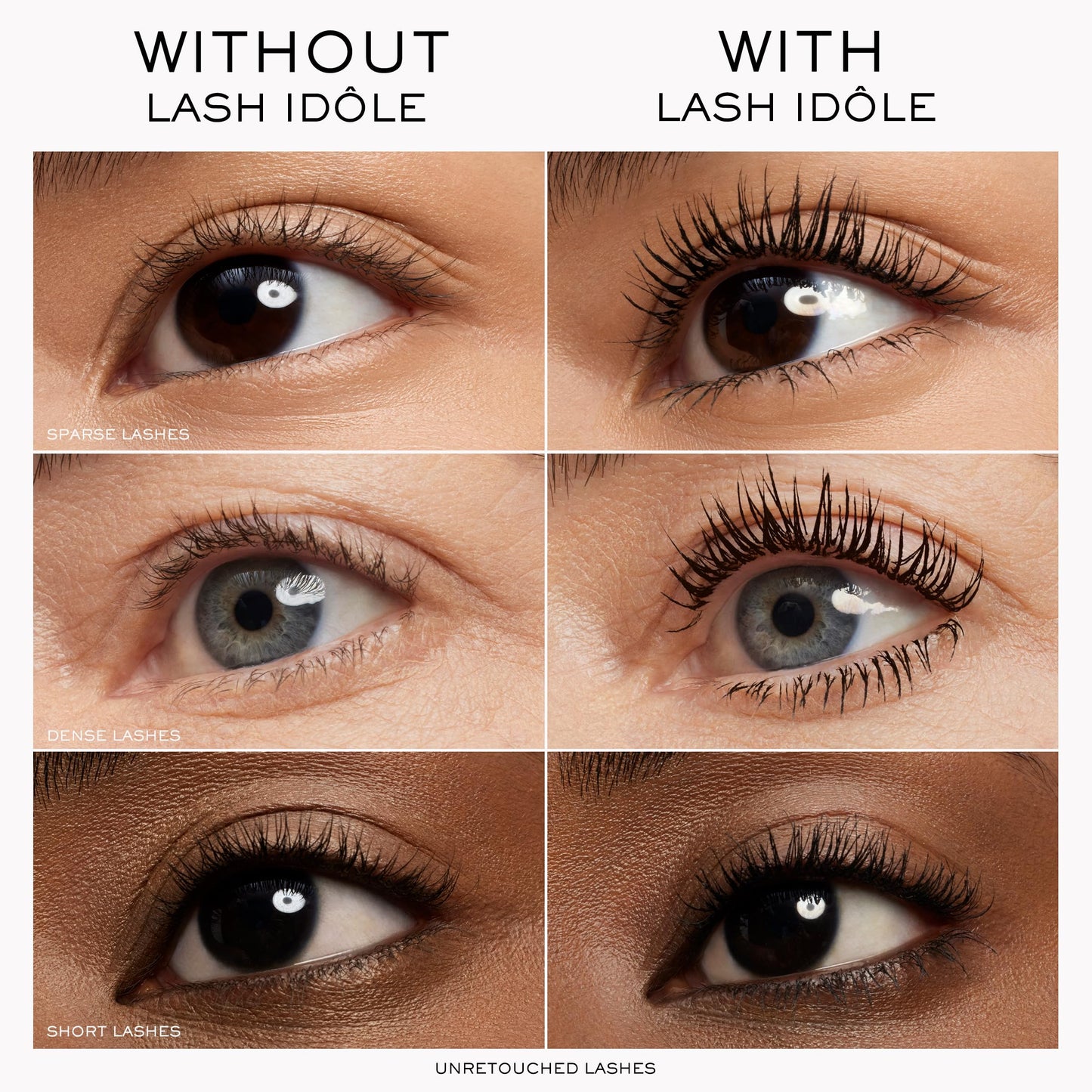 Lancôme Lash Idôle Lash-Lifting & Volumizing Mascara – Instant Volume, Length & Lift – Smudge-Proof, 24H Wear, Lengthening Mascara, Travel Size – Black Mascara