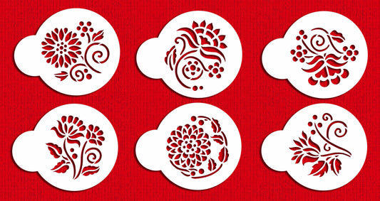 Crewel Flowers Stencil Set by Designer Stencils