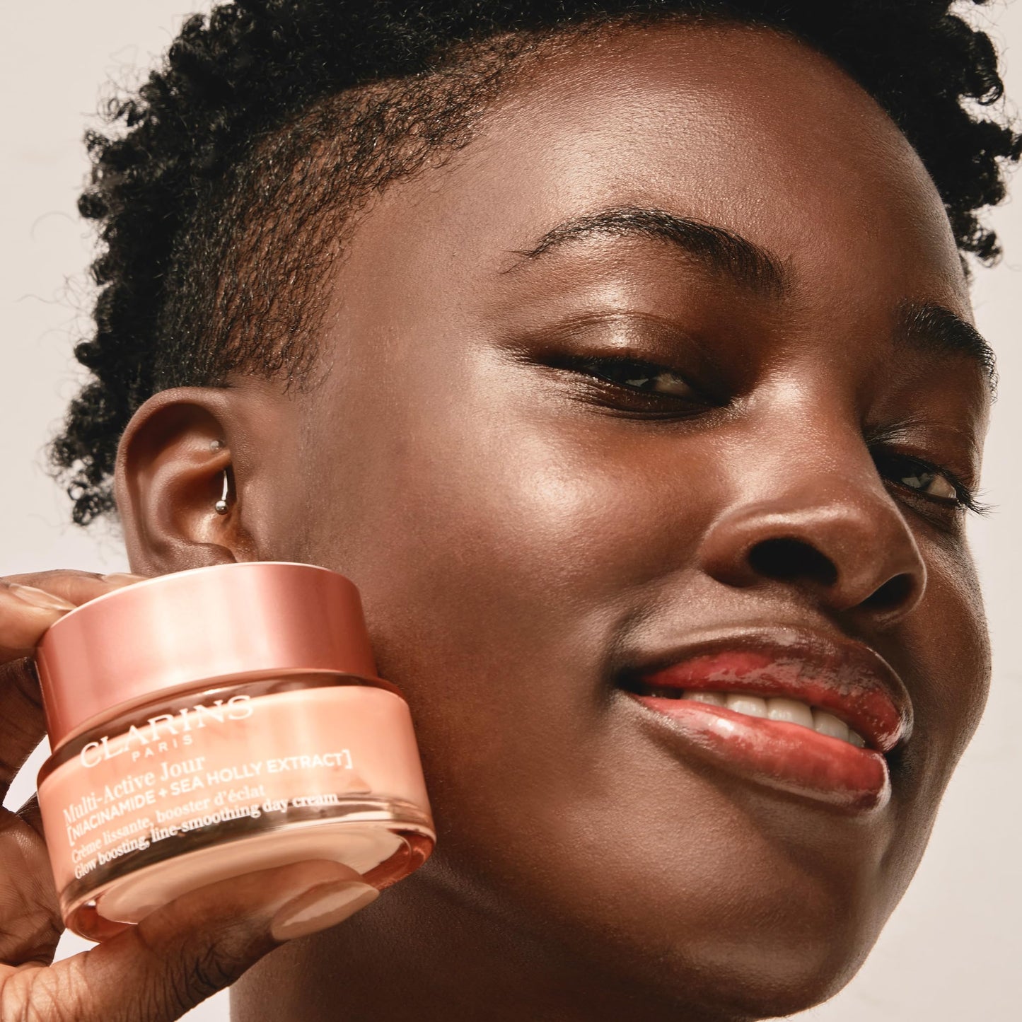 Clarins Multi-Active Day Face Moisturizer and Lip Oil Bundle | Anti Aging Face Cream with Niacinamide | Sheer, High Shine Finish Lip Oil Visibly Plumps | All Skin Types