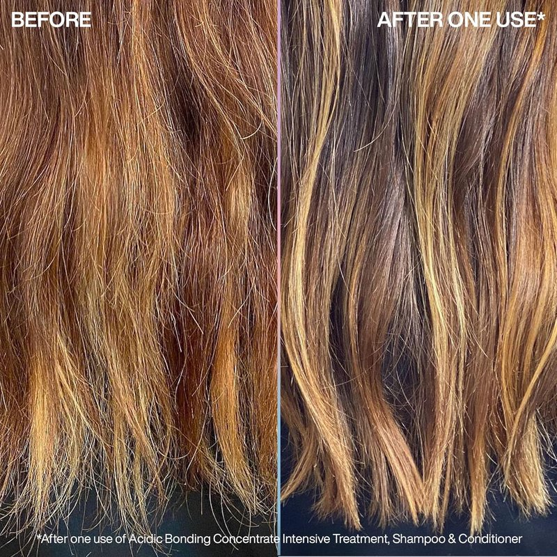 Redken Bonding Shampoo & Conditioner Set - Repair Fine, Damaged Hair | Acidic Bonding Concentrate | Strengthens Weak Hair
