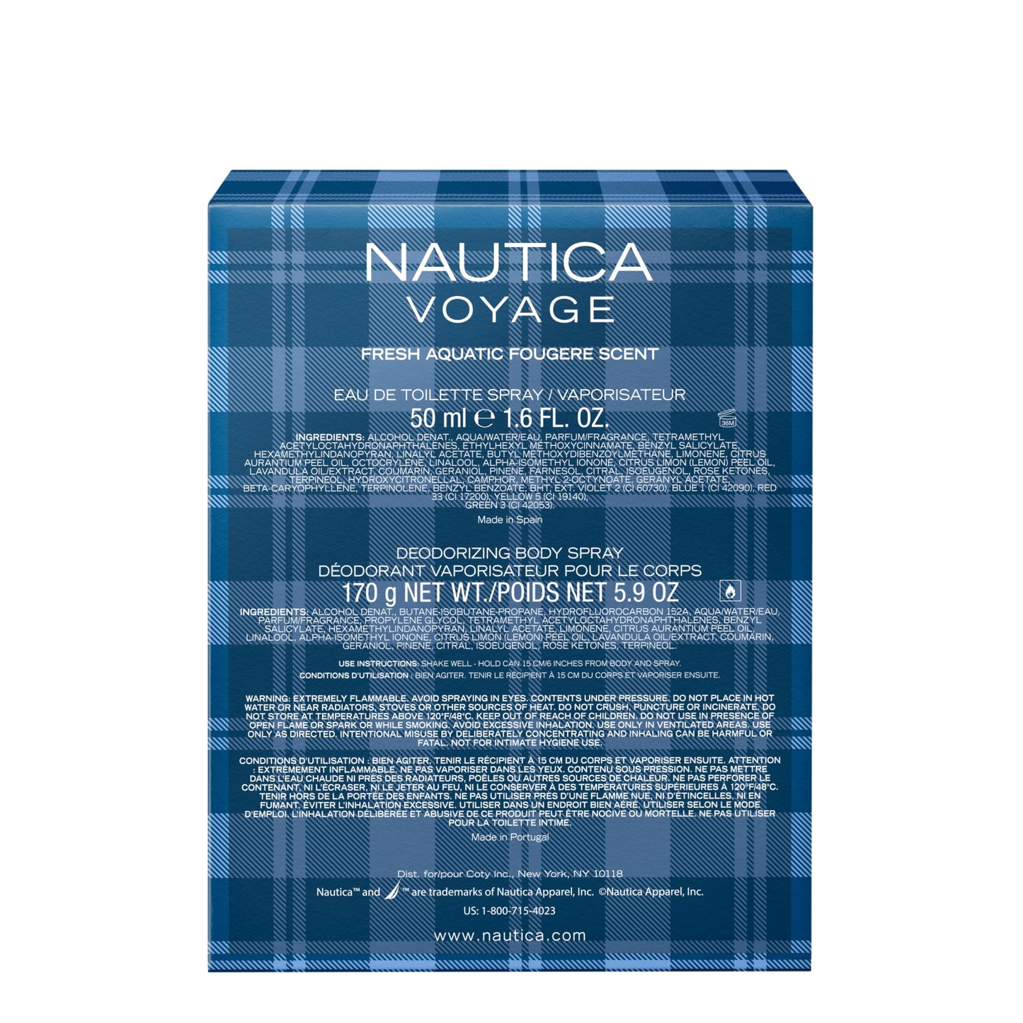 Nautica Midnight Voyage Giftset, 1.6oz EDT + 0.33 fl oz Pen Spray, Notes of Pink Pepper, Amber, and Mint, Men's Fragrance, Long Lasting, Everyday Fragrance, Travel Size